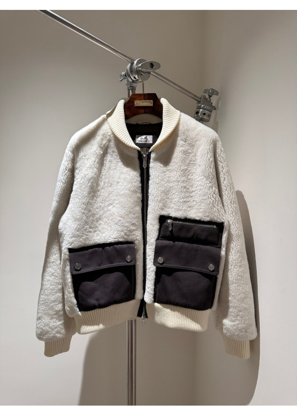 HERMES - Wool Lined Jacket 