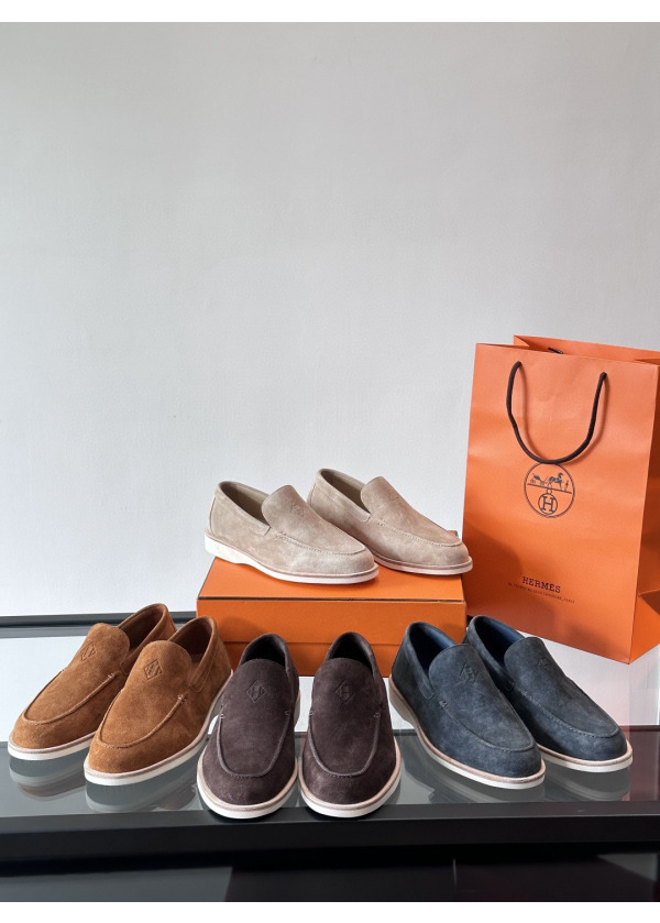HERMES - Süet Loafer