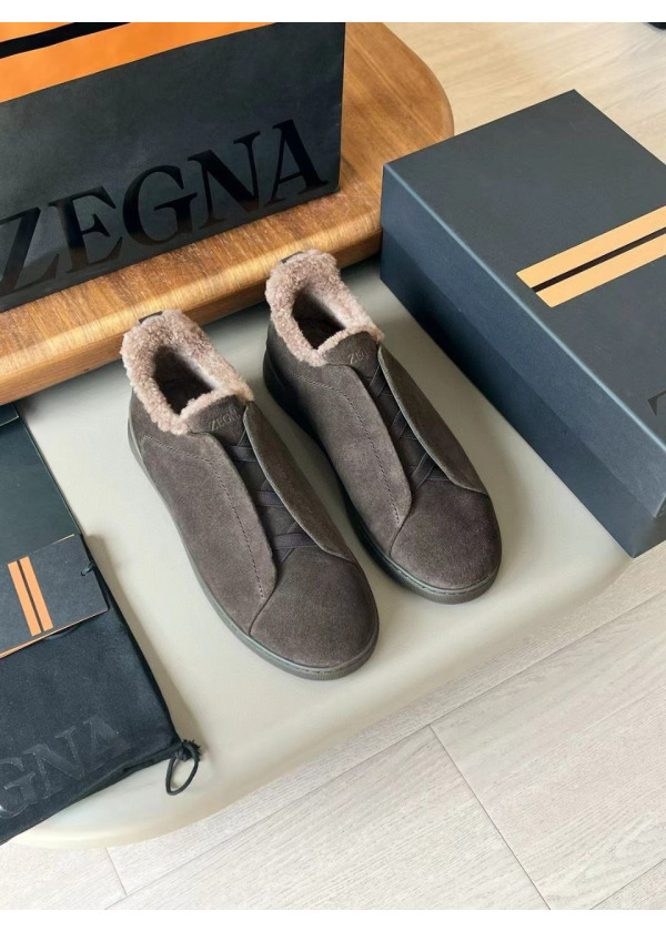 ZEGNA - Suede Triple Stitch™ Sneakers