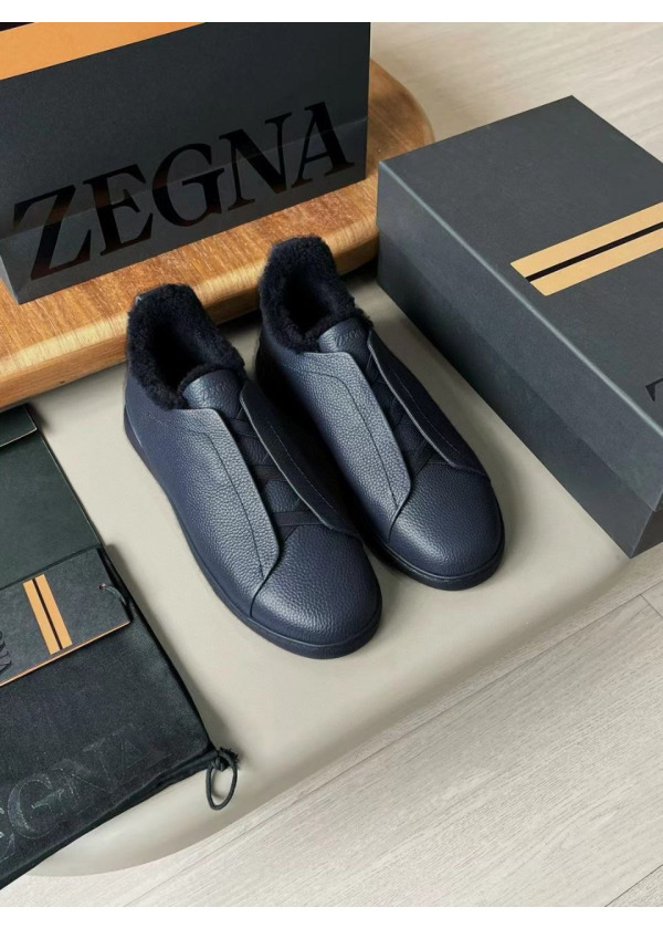 ZEGNA - Deerskin Triple Stitch™ Sneakers