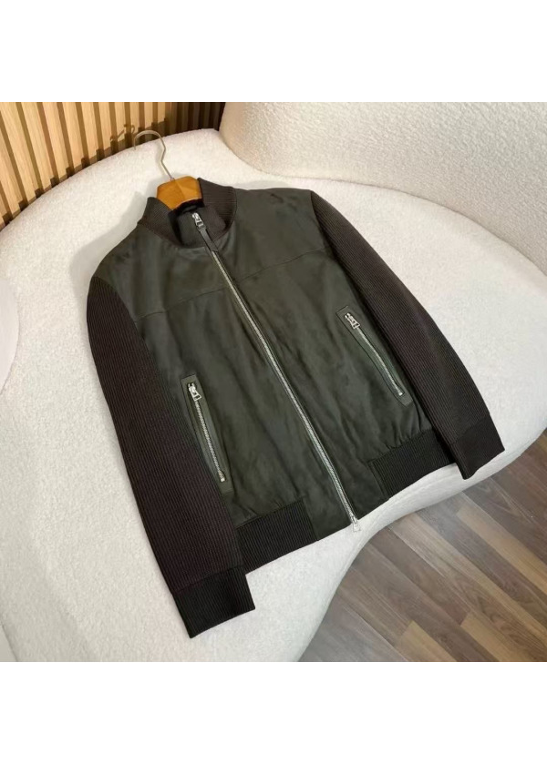 Tom Ford - Knit-Sleeve Bomber