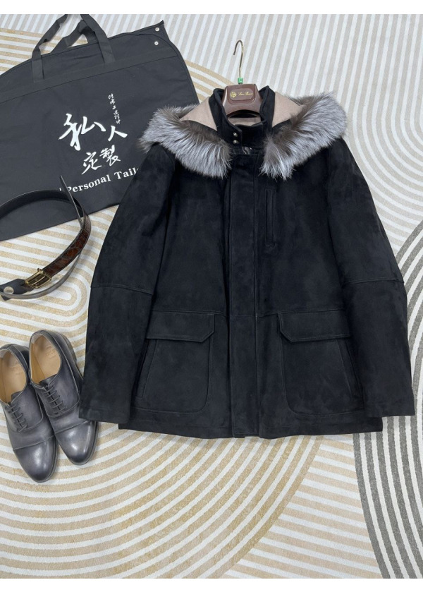 STEFANO RICCI  - Leather Coat 